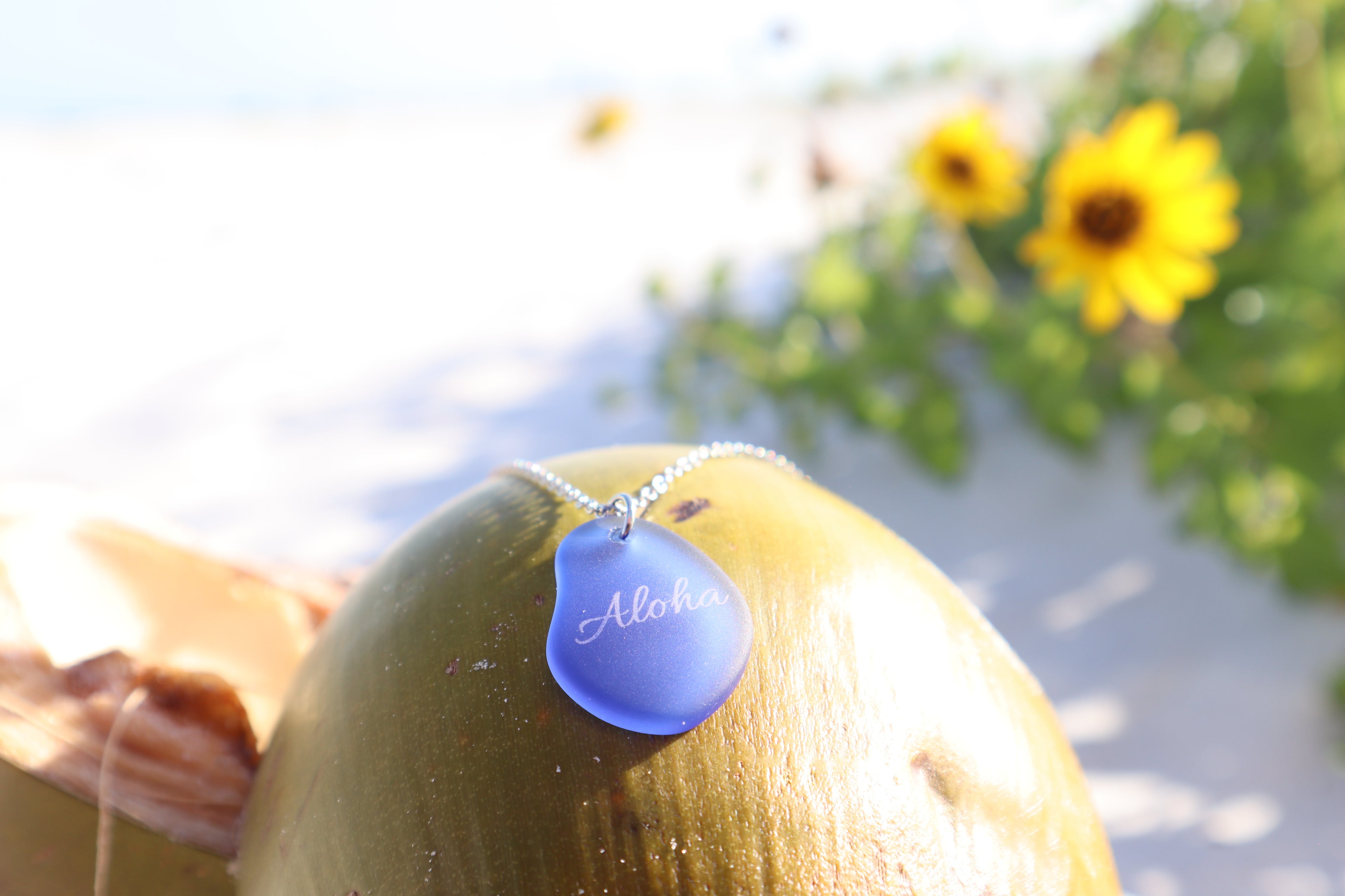 Aloha Coastal Glass Necklace