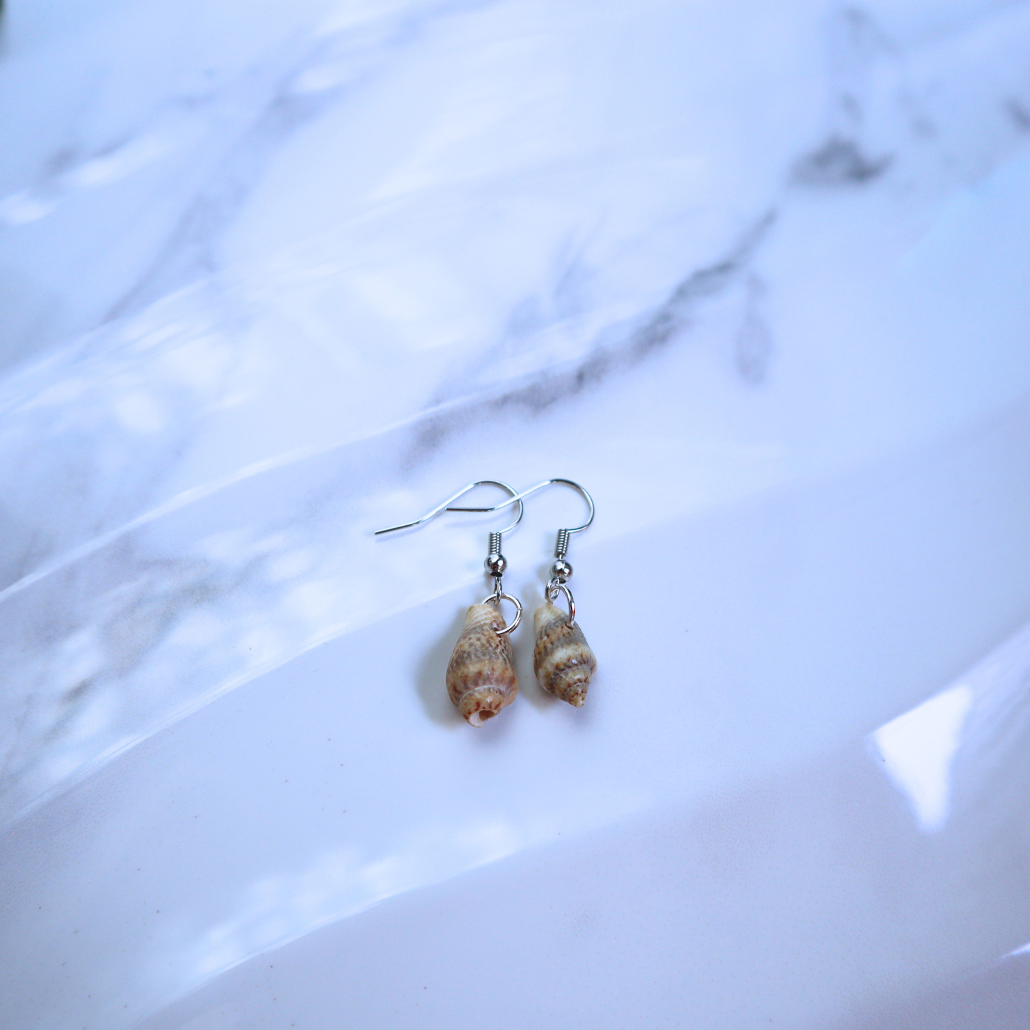 Coastal Seashell Dangle Earrings